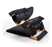 GPCA - GP Grip PRO, Foldable Patented Aluminum Metal Grab Handles for Jeep Wrangler 4xe, JL, JT, JK, Sport, Sahara, Rubicon and Gladiator 4DR/2DR 2007-2023, 2 Pack, Grabber Orange