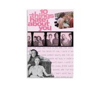 GPCLJW 10 Things I Hate About You Art Waterproof Modern Mural Water Office Poster Suitable for Living Room Bedroom Home Office Living Room 20x30inch(50x75cm) Unframe-style