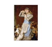 GPCLJW Briton Rivière Art Waterproof Modern Mural Water Office Poster Suitable for Living Room Bedroom Home Office Living Room 16x24inch(40x60cm) Unframe-style