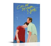 GPCLJW Call Me by Your Name Art Waterproof Modern Mural Water Office Poster Suitable for Living Room Bedroom Home Office Living Room 16x24inch(40x60cm) Frame-style-44