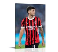 GPCLJW Christian Pulisic Art Waterproof Modern Mural Water Office Poster Suitable for Living Room Bedroom Home Office Living Room 16x24inch(40x60cm) Frame-style