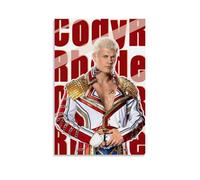 GPCLJW Cody Rhodes Art Waterproof Modern Mural Water Office Poster Suitable for Living Room Bedroom Home Office Living Room 12x18inch(30x45cm) Unframe-style