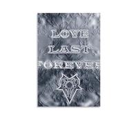GPCLJW Destroy Lonely Love Lasts Forever Art Waterproof Modern Mural Water Office Poster Suitable for Living Room Bedroom Home Office Living Room 24x36inch(60x90cm) Unframe-style-30