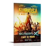 GPCLJW Furiosa A Mad Max Saga Art Waterproof Modern Mural Water Office Poster Suitable for Living Room Bedroom Home Office Living Room 12x18inch(30x45cm) Frame-style