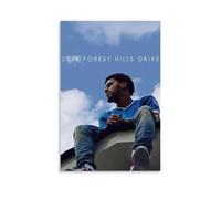 GPCLJW J. Cole 2014 Forest Hills DriveArt Waterproof Modern Mural Water Office Poster Suitable for Living Room Bedroom Home Office Living RoomUnframe-style12x18inch(30x45cm)