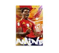 GPCLJW Lamine Yamal Art Waterproof Modern Mural Water Office Poster Suitable for Living Room Bedroom Home Office Living Room 20x30inch(50x75cm) Unframe-style