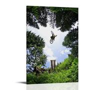 GPCLJW Mountain Bike Compilation Art Waterproof Modern Mural Water Office Poster Suitable for Living Room Bedroom Home Office Living Room 20x30inch(50x75cm) Frame-style