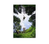 GPCLJW Mountain Bike Compilation Art Waterproof Modern Mural Water Office Poster Suitable for Living Room Bedroom Home Office Living Room 16x24inch(40x60cm) Unframe-style