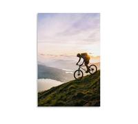 GPCLJW Mountain Bike CompilationArt Waterproof Modern Mural Water Office Poster Suitable for Living Room Bedroom Home Office Living RoomUnframe-style16x24inch(40x60cm)
