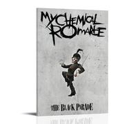 GPCLJW My Chemical Romance The Black ParadeArt Waterproof Modern Mural Water Office Poster Suitable for Living Room Bedroom Home Office Living RoomFrame-style24x36inch(60x90cm)
