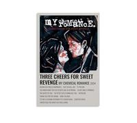GPCLJW My Chemical Romance Three Cheers for Sweet Revenge Art Waterproof Modern Mural Water Office Poster Suitable for Living Room Bedroom Home Office Living Room 16x24inch(40x60cm) Unframe-style