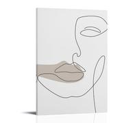 GPCLJW One Line ArtArt Waterproof Modern Mural Water Office Poster Suitable for Living Room Bedroom Home Office Living RoomFrame-style24x36inch(60x90cm)