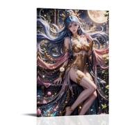 GPCLJW Tang Wutong Art Waterproof Modern Mural Water Office Poster Suitable for Living Room Bedroom Home Office Living Room 16x24inch(40x60cm) Frame-style