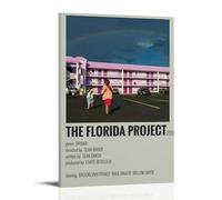 GPCLJW The Florida Project Art Waterproof Modern Mural Water Office Poster Suitable for Living Room Bedroom Home Office Living Room 24x36inch(60x90cm) Frame-style