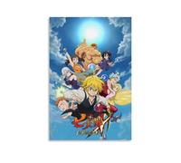 GPCLJW The Seven Deadly Sins Art Waterproof Modern Mural Water Office Poster Suitable for Living Room Bedroom Home Office Living Room 20x30inch(50x75cm) Unframe-style