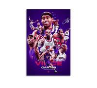GPCLJW Vince Carter Art Waterproof Modern Mural Water Office Poster Suitable for Living Room Bedroom Home Office Living Room 08x12inch(20x30cm) Unframe-style
