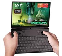 GPD WIN MAX 2 2025 handheld gaming PC with AMD Ryzen 7 8840U, Radeon 780M GPU, 32GB RAM, 4TB SSD, OcuLink, 10.1" IPS display, gaming controls, keyboard and touchpad