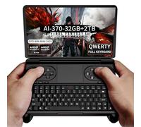GPD Win Mini 2025 [AMD AI 370-32GB+2TB] 7 Inches Mini Handheld Win 11 PC Video Game Console Gameplayer 1920X1080 Touchscreen Laptop Tablet PC Black