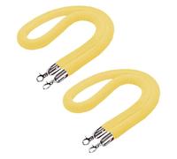 GPDNBIEU, 2 Pack, Safety Barriers Rope for Hotel Concerts Theater(Yellow,2.5m/8.2ft/98.4inch)