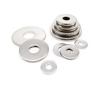 GPDNBIEU, 20PCS M2.5 M3 M4 M5 M6 M8 M10 M12M14M16 GB96 DIN9021 Stainless Steel Large Size Big Wide Thick Flat Washer Plain Gasket(M3)