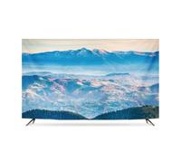 GPDNBIEU, 32-80 Inch Screens Soft Polyester Fabric Televisions Screen Protector Landscape Painting Living Room(Mountain1,37-39inch)