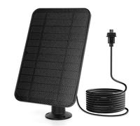 GPDNBIEU, 4W Solar Panel Mini with Rubber Stopper for Blink XT/XT2/Outdoor Camera, with Built-in Battery and