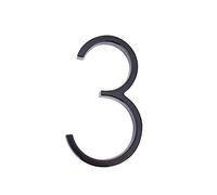 GPDNBIEU, 5 Inch, 0-9 Modern Alphabet Home Door Number Outdoor Letters, with 3D Visual Effect(3)