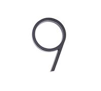 GPDNBIEU, 5 Inch, 0-9 Modern Alphabet Home Door Number Outdoor Letters, with 3D Visual Effect(9)