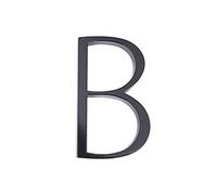 GPDNBIEU, 5 Inch, 0-9 Modern Alphabet Home Door Number Outdoor Letters, with 3D Visual Effect(B)