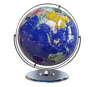 GPDNBIEU, 720° Rotating Education Globe with Stand Large Desktop 19.6 in Diameter Clear Text Marking(B)