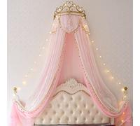GPDNBIEU, Antique Princess Bed Curtains For Over Beds Or Windows, Lace Mosquito Net Bedroom Decoration Castle Reading Nook Canopies(I,1.8m (for a 6)