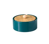 GPDNBIEU, Ash Tray Sets for Cigarettes Ceramic Ashtray with Lid Outdoor Home Coffee Table Living Room Office Dining Decoration(A)