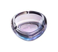 GPDNBIEU, Ashtray for Creative High Grade Luxury Thickened Glass Household Commercial Desktop Decoration Smell Proof Ash Holder(A)