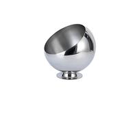 GPDNBIEU, Beautifully Bevel Ashtray Large capacity Ash Tray Stainless Steel Smokeless Odorless Ashtrays multifunctional storage box Ornament Practical(Medium+base B)