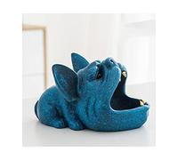 GPDNBIEU, Beautifully Resin Ashtray portable Ash Tray Large capacity Cigar Rest car ashtray Craft Table Top Decoration Gifts indoors Practical(Big Mouth Dog)