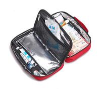 GPDNBIEU, First Aid Kit Waterproof Portable Small Medicine Cold Storage Box Insulin Insulation Bag for Home, Workplace, Car, Caravan, Travel, Camping, Hiking(Red)