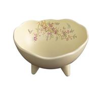GPDNBIEU Fruit platters, Light Luxury Ceramic Fruit Plate for The Living Room at Home High Legged Snack(Style1)