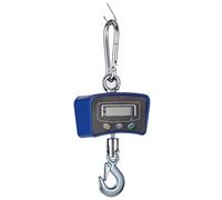 GPDNBIEU, Hanging Scale Digital Crane Scale Heavy Duty Industrial Hanging Weight Measure 500 KG 1100LBS Electronic Weighing Balance Tools(Blue,1000kg)