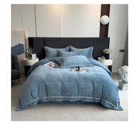 GPDNBIEU, Luxury jacquard velvet Bed linen Comfort Bedding set home decorations Duvet cover bed full sheets pillow(B,4pcs for 1.5m bed)