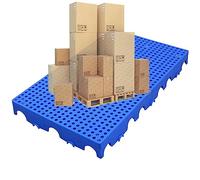 GPDNBIEU, Moisture-Proof Interlocking Design Storage Grid Pads, Nestable Shipping Pallet for Restaurant, Kitchens, Garages, Supermarket, Kitchen(100x80x10cm/3.28x2.62x0.32ft)