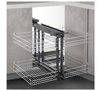 GPDNBIEU, Multifunctional Kitchen Pull Out Baskets Corner Spice Bottle Slide Out Soft Close Drawers Cupboard Home Cabinet Blind Organiser