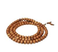 GPDNBIEU, Old Sandalwood Necklace Buddha Barrel Rosary for Men Women Meditation Mala Chanting