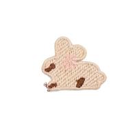 GPDNBIEU, Patch for Mending Clothes, 30pcs 2-5CM Embroidery Patch Iron On Appliques Chinese for Clothing Small Sew On Patches for Jeans Jacket(Rabbit 3 * 2.6cm)