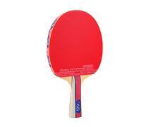 GPDNBIEU, Ping Pong Bat,Professional Table Tennis Bat,5-Ply Wood,Table Tennis Paddle with ITTF Approved Rubber / 6 Stars/Short Handle(Long handle)