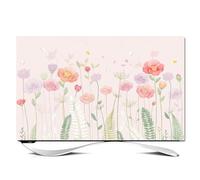 GPDNBIEU, Simple Modern Style Tv Cover Soft Fabric Covers Indoor Dust-proof 3D Leaves Flower Pattern Waterproof LCD LED HD Display Dust,Color:A(C,40 43in(102x65cm))