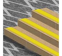 GPDNBIEU, Staircase Step Treads Non Slip Stair Outdoor Trim Edging For Indoor Stairs/Steps/Corners, Width 2.36in/6cm(Yellow,10m/393.7in)