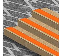 GPDNBIEU, Staircase Step Treads Non Slip Stair Outdoor Trim Edging For Indoor Stairs/Steps/Corners, Width 2.36in/6cm(Orange,2m/78.7in)