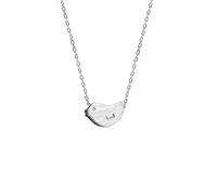 GPDNBIEU, Sterling Simple Necklace For Women S925 Sterling Silver Petite Bird Dainty Trendy Choker Delicate Necklace Chain Gift Jewelry For Her Girls Couples