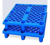 GPDNBIEU, Warehouse Pad, Polyethylene Pallet Plastic Logistics Pallets 14 Cm Above The Ground to Avoid Economic Losses Caused by The Infringement of Goods(1100x1100mm)