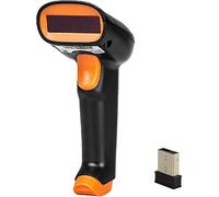 GPECTIFO Handheld Barcode Scanner Barcode Scanner 2.4G Wireless 1D Barcode Scanner Up To 50m Light USB Wired Wireless 1D Scanner Reader Fast and Accurate